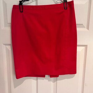 Express Red Pencil Skirt (Size 6)